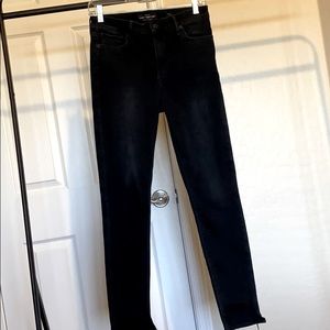 Mid/high rise black lucky brand jeans